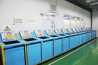Rubbish classification area at departments