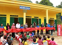 Lễ khánh thành trường tiểu học hữu nghị Canon - Khe Hao tại tỉnh Yên Bái
