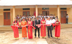 Grand opening ceremony of 2 classroom