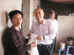 General Director came to visit and hand-over directly to households