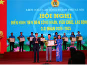 Receive merit certificate from Hanoi Labor Federation for Typical excellent TU organization in the period of 2020-2025 (07/2020)