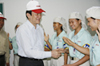 Visit of Mr. Truong Tan Sang – Vietnam President to Que Vo Factory (May 2007)