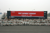 First Shipment Ceremony of Tien Son Factory (Feb 2008)