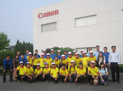 High school and university student visit Canon Vietnam(Thang Long factory)