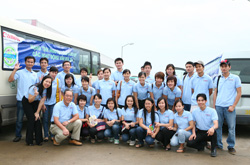 Canon Volunteer members before departure